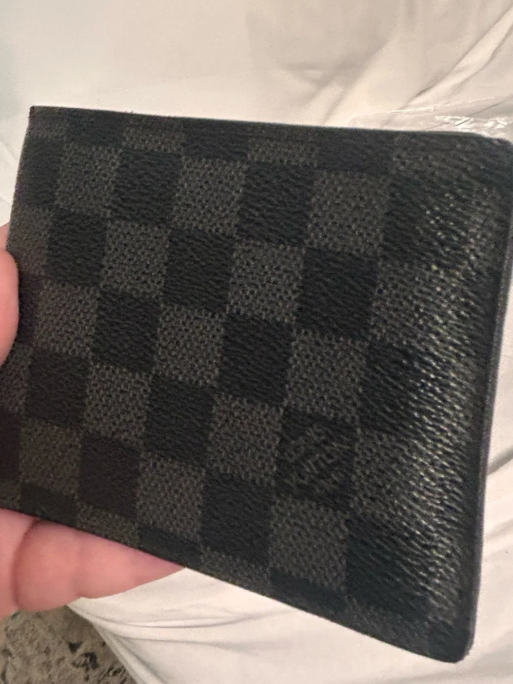 Louis Vuitton Black Damier Canvas Bi-Fold Card Holder